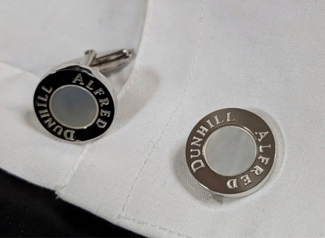 ◇dunhill カフス　シェル　No.1770