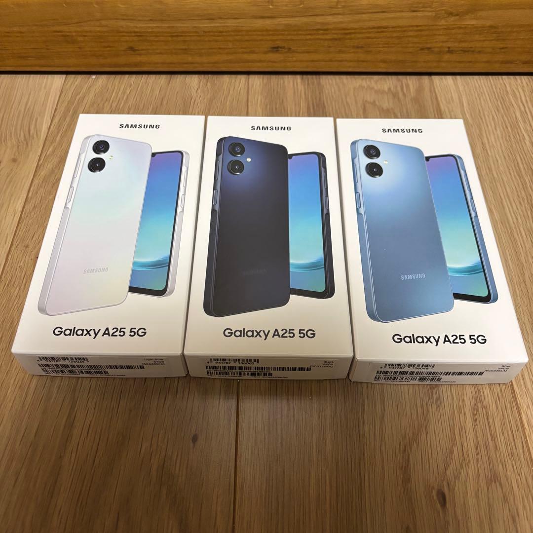 Samsung Galaxy A25 5G 3台セット　UQモバイル