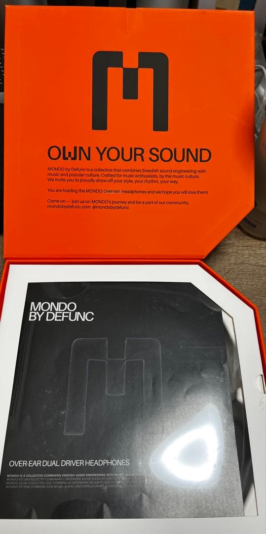 美品　MONDO by defuncモンド オーバーイヤー ヘッドホン