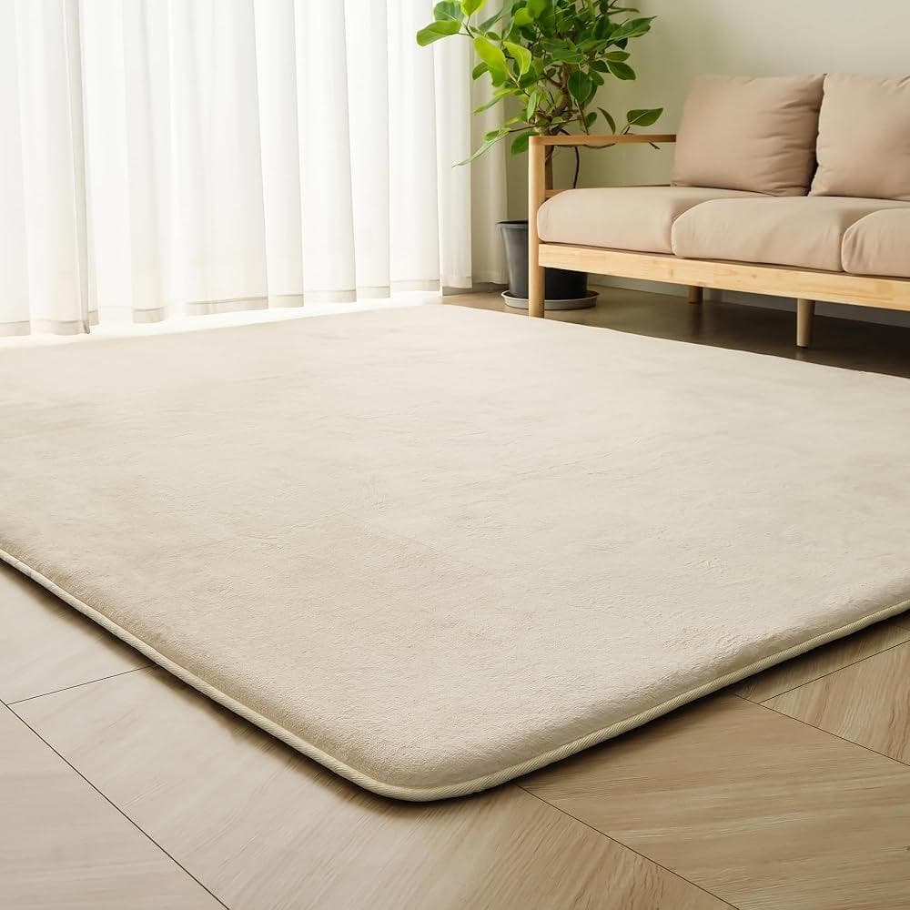 ＨＡＲＵＭＩＮ 極厚30mm カーペット 高反発 200×250cm アイボリー