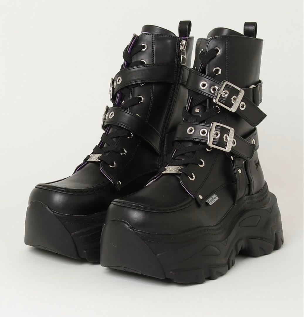 ヨースケ YOSUKE 厚底ブーツ ソール高さ8cm パンク 地雷系 Y2K