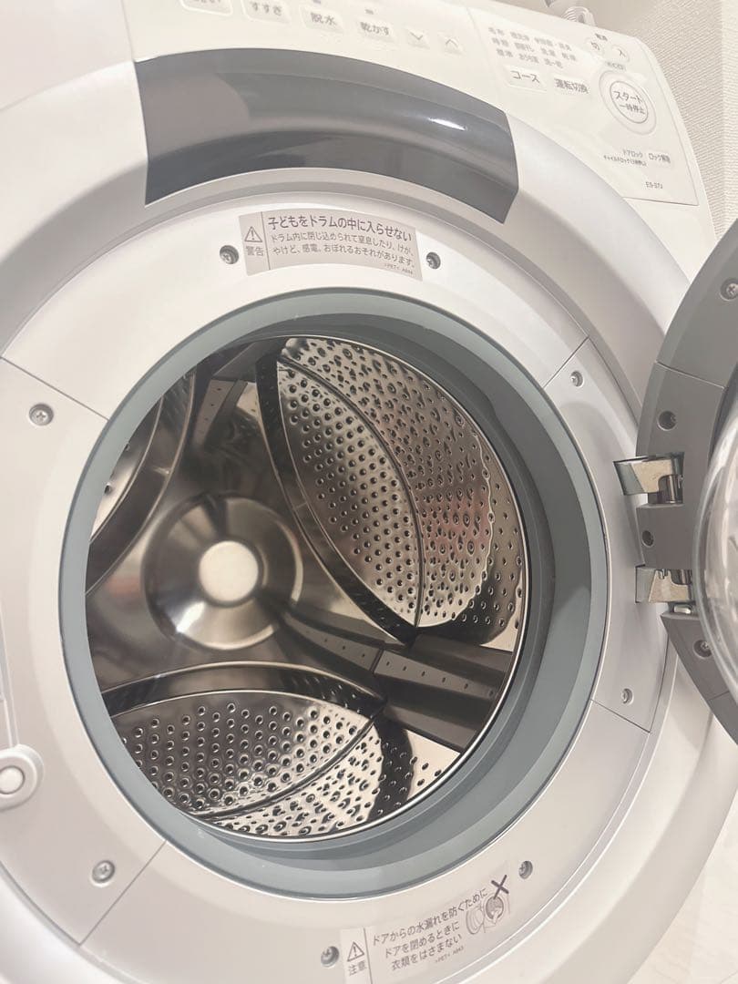 【超美品】SHARP ドラム式洗濯機 2024年製 ES-S7J-WR