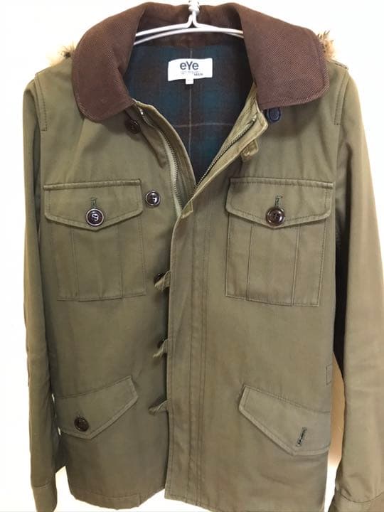 ミリタリージャケット　ギャルソン　オイルジャケット　ジュンヤワタナベ　XSサイズ