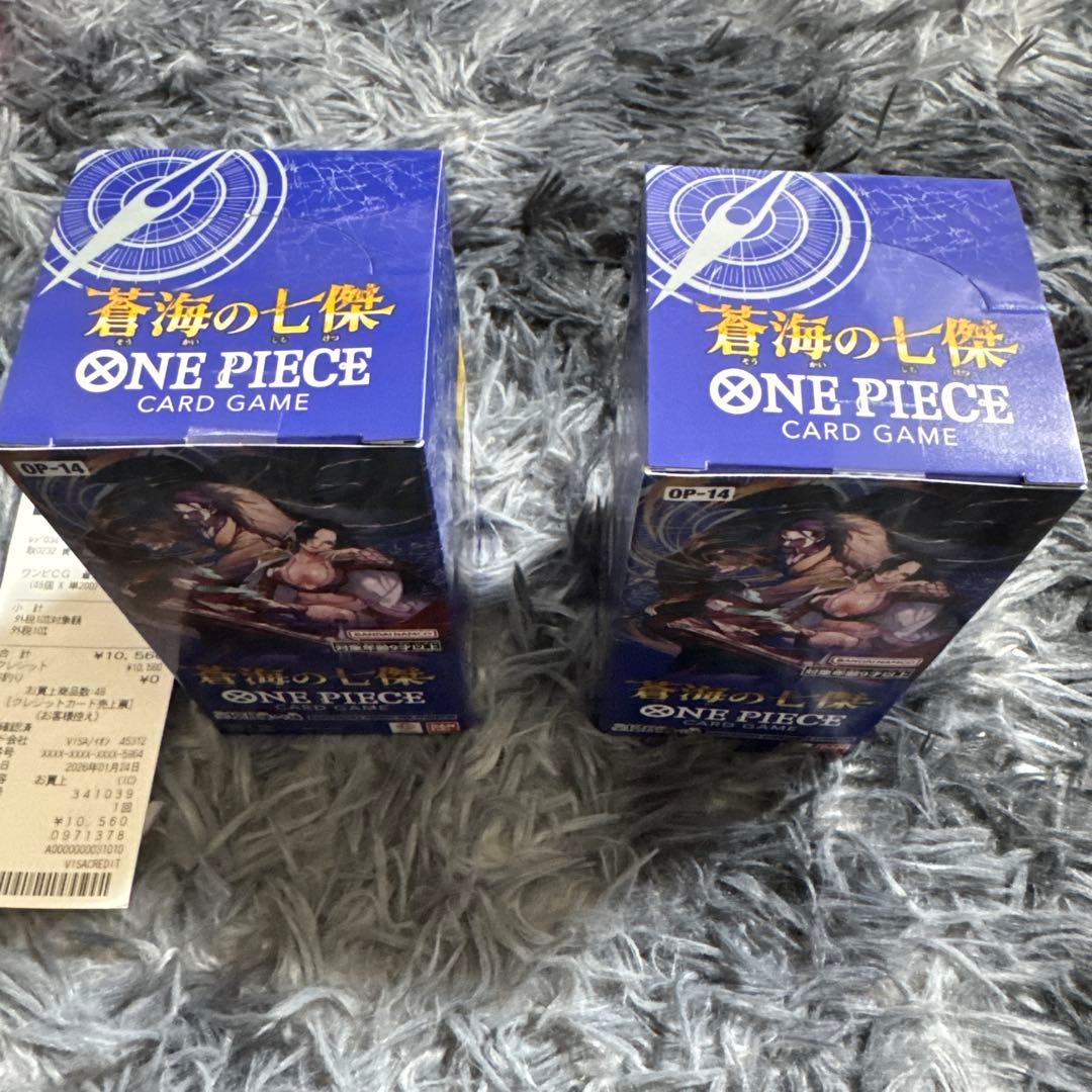 ワンピースカード 蒼海の七傑 OP-14 未開封BOX×2