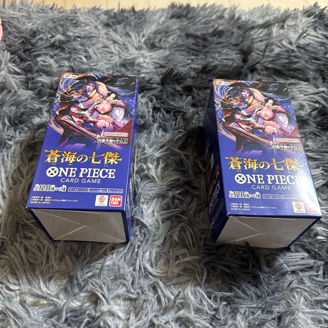 ワンピースカード 蒼海の七傑 OP-14 未開封BOX×2