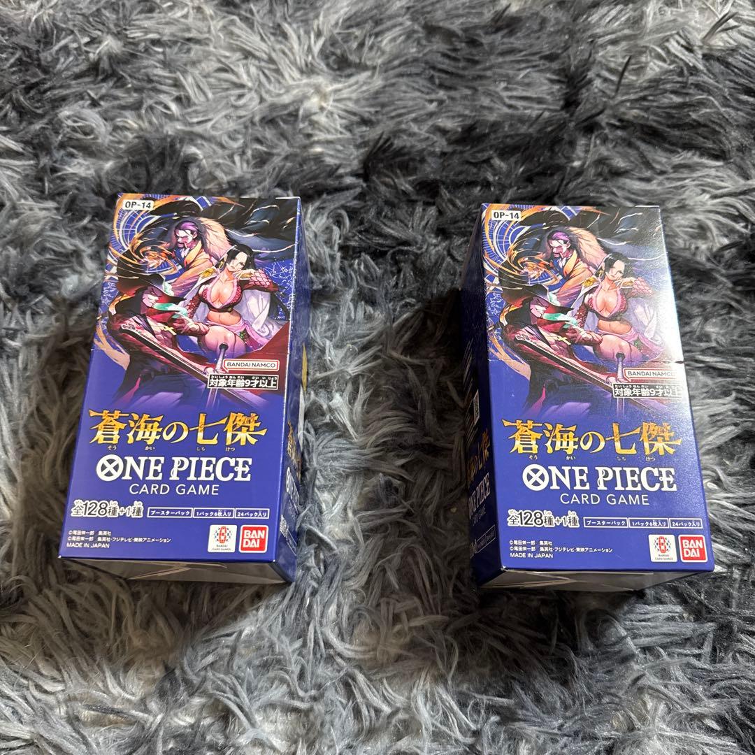 ワンピースカード 蒼海の七傑 OP-14 未開封BOX×2