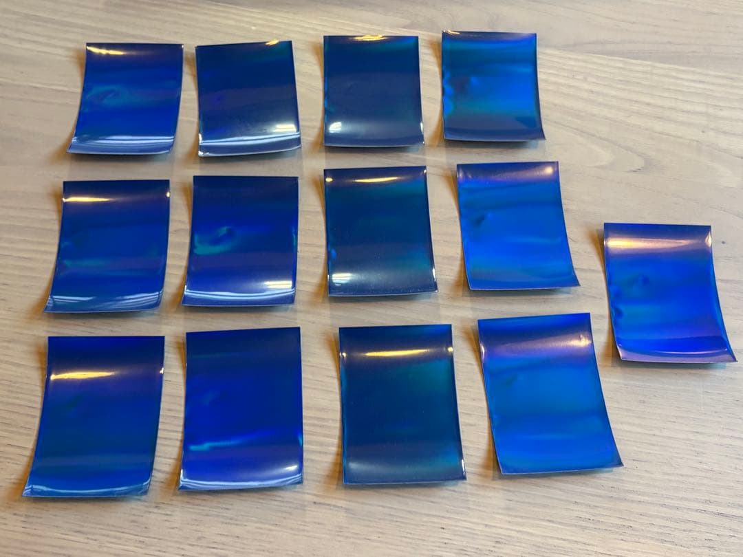 遊戯王 スリーブ 初期 ロゴ 青 ブルー 機械の叛乱 73枚