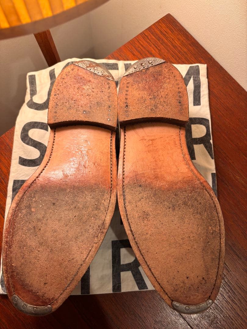 【UK10】THOM BROWNE トムブラウン レザーシューズ