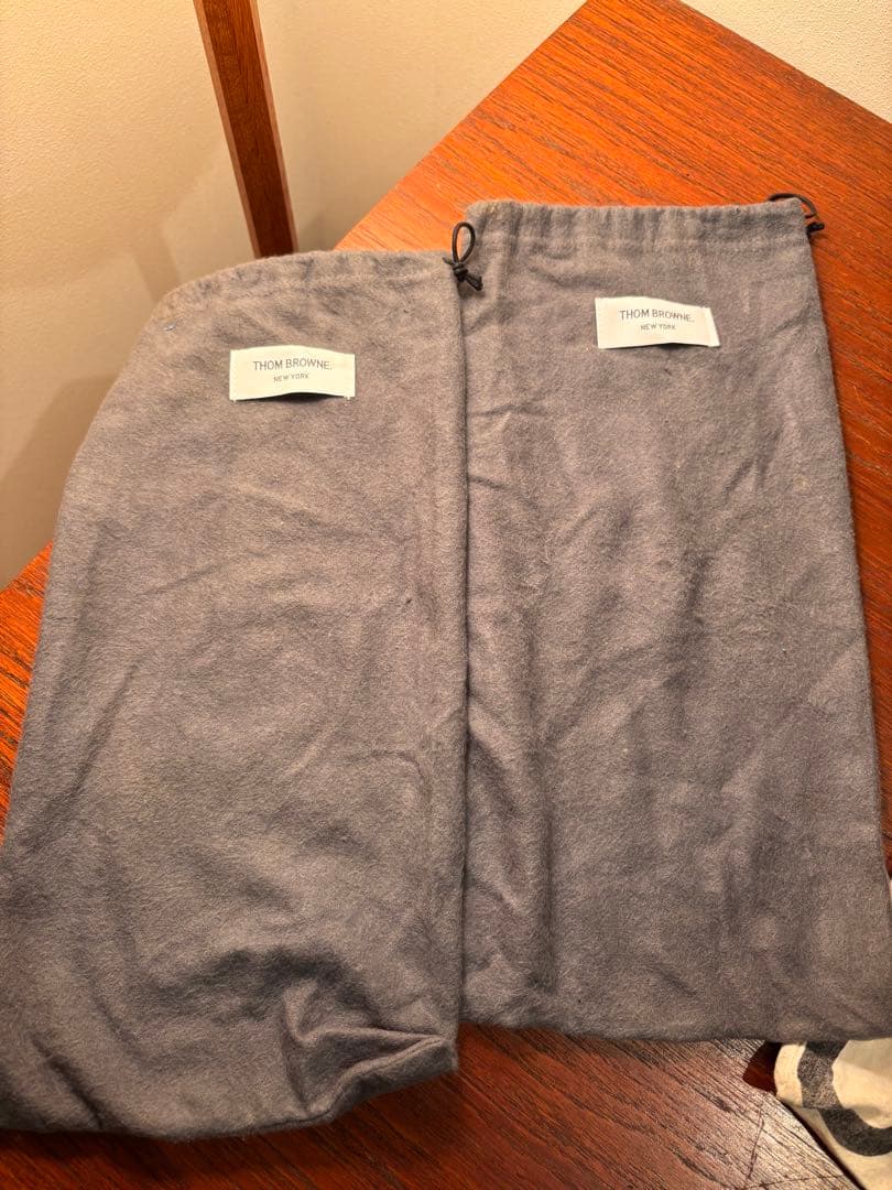 【UK10】THOM BROWNE トムブラウン レザーシューズ