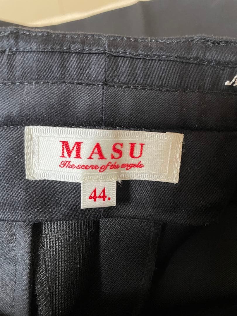 パンツ MASU 25AW TUCKED WIDE TROUSERS 44