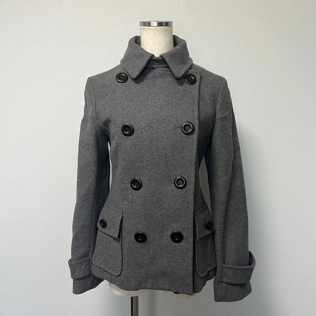 ダークコア ピーコート ウールコート 韓国 海外ガール ゴシック y2k 平成