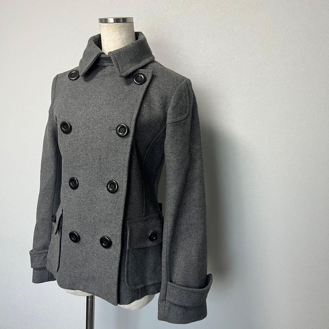 ダークコア ピーコート ウールコート 韓国 海外ガール ゴシック y2k 平成