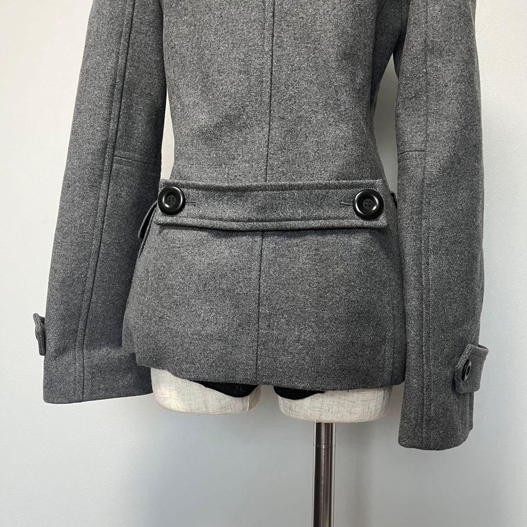 ダークコア ピーコート ウールコート 韓国 海外ガール ゴシック y2k 平成