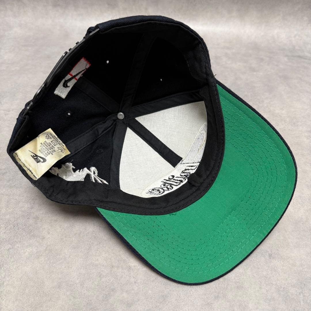 90s ヴィンテージ OLD NIKE ナイキ スナップバックキャップ ネイビー