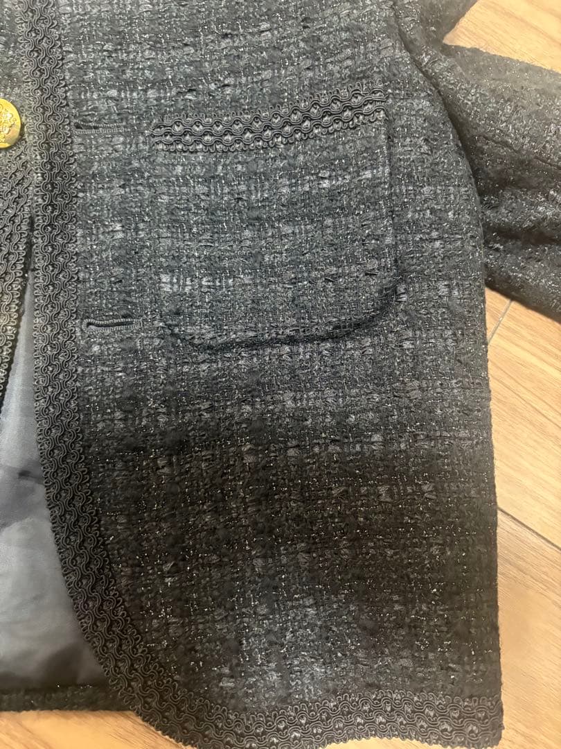 【Jun】sheller ツイードジャケット フリーサイズ