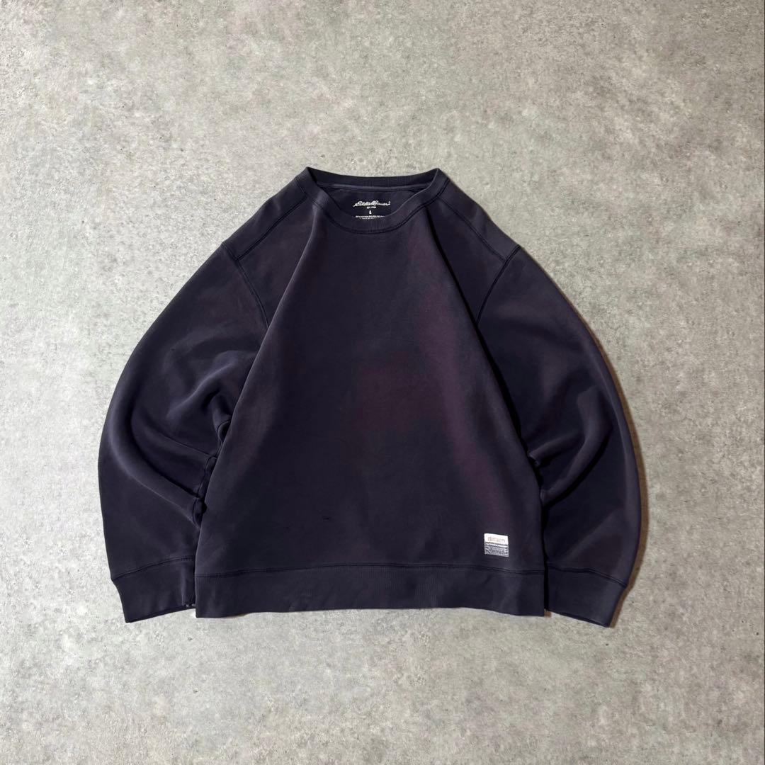 00s エディーバウアー スウェット トレーナー クルーネック フェード L