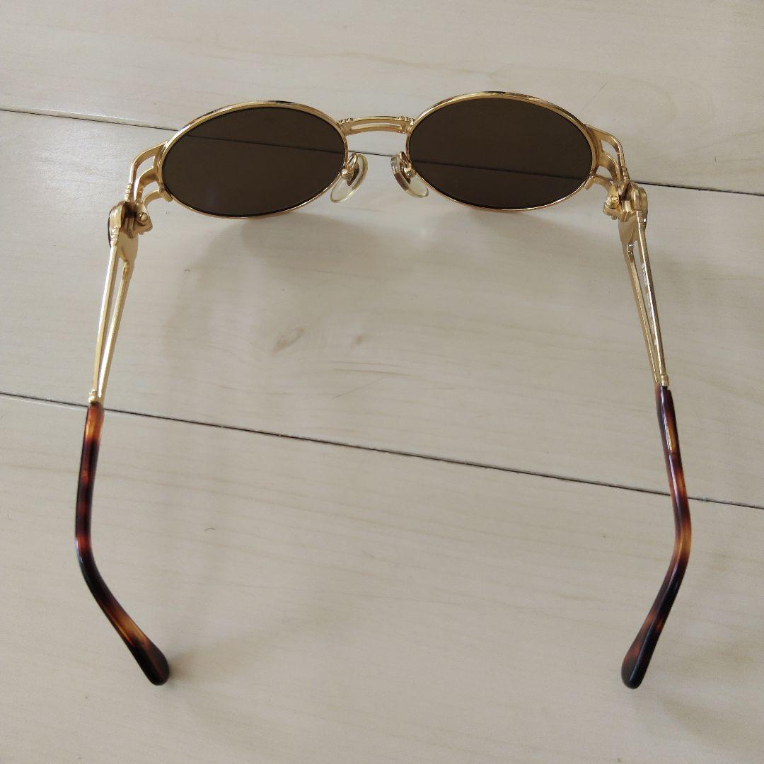 【美品】FENDI フェンディ ゴールドフレーム ブラウンレンズ サングラス