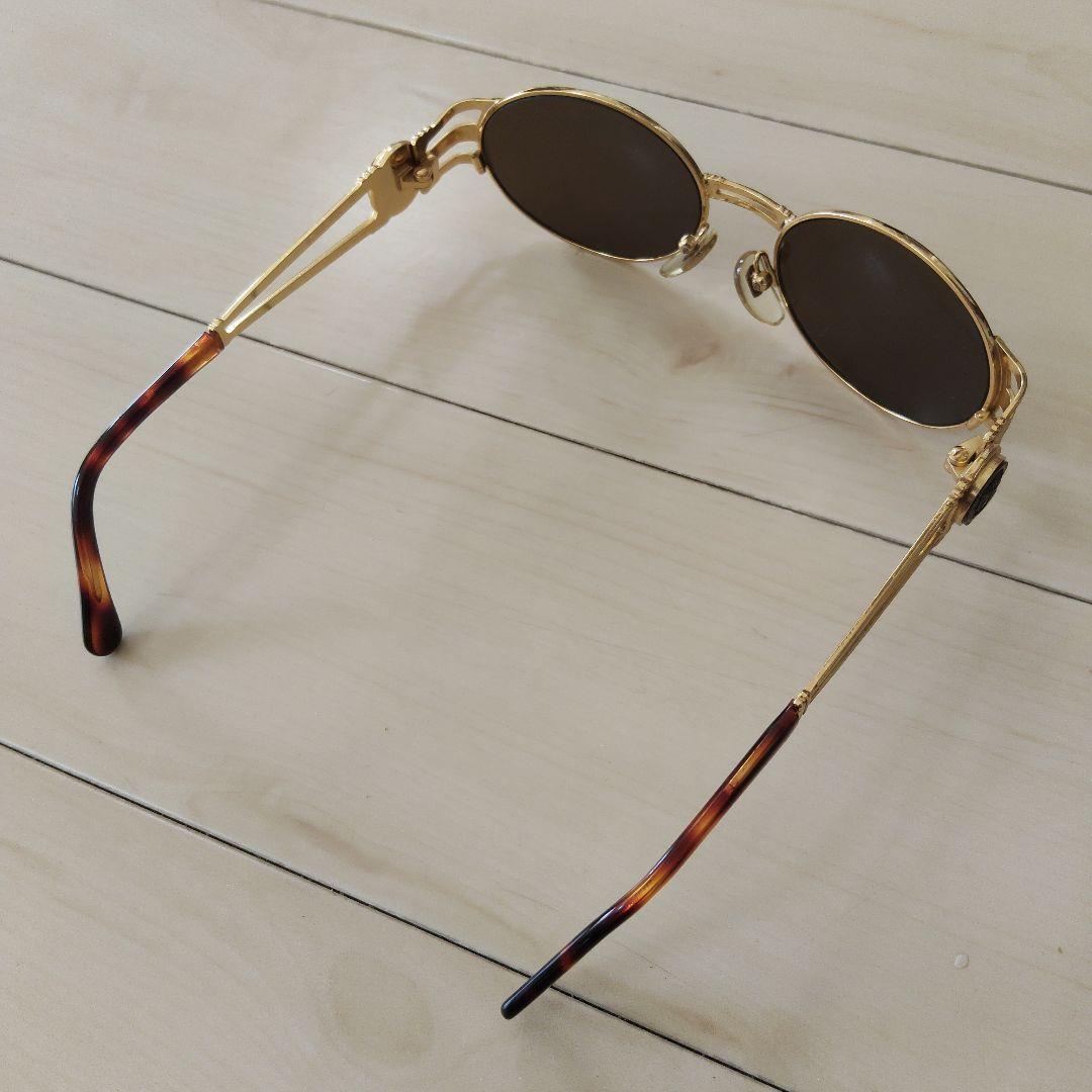 【美品】FENDI フェンディ ゴールドフレーム ブラウンレンズ サングラス