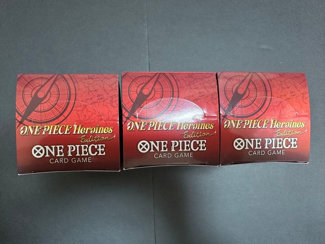 ONE PIECEカードHeroines Edition テープ未開封3box