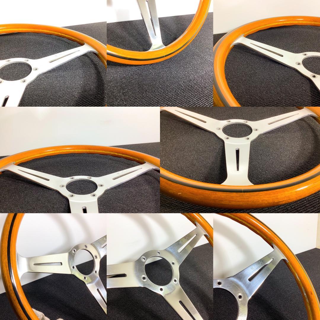 ナルディ クラシック ウッドステアリング 36.5φ 純正ホーンボタン ネジ付