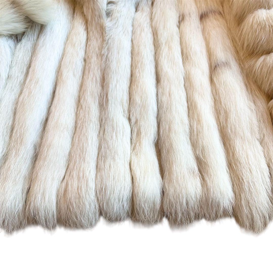 【美品✨️本毛皮】 肉厚サガフォックス SAGA FOX 銀タグ 高級 コート