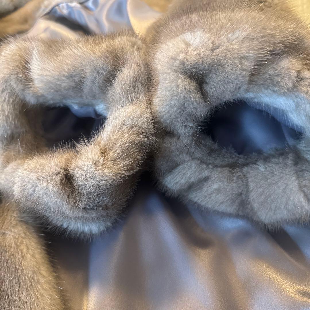 高級　KOPENHAGEN FUR ミンクコート　フード付き コペンハーゲン