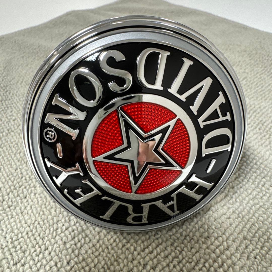 ハーレータンクキャップ　スポーツスター　純正　メダリオン　七宝焼き