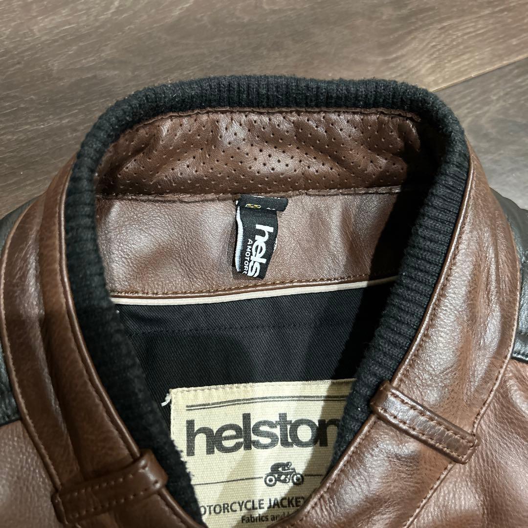 helstons レザーライダースジャケット M 中古品