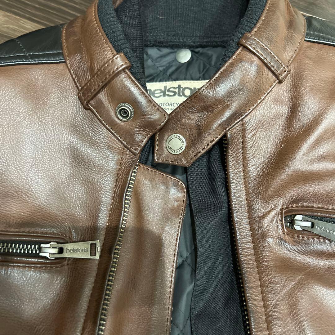 helstons レザーライダースジャケット M 中古品
