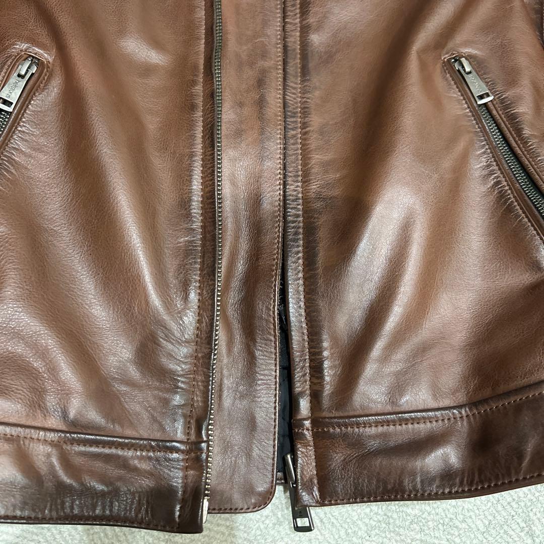 helstons レザーライダースジャケット M 中古品