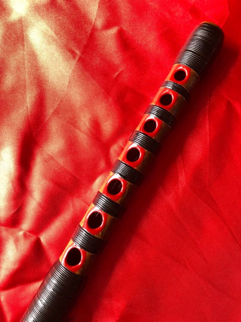 能管 (煤竹製 籐巻) : 龍笛 竜笛 神楽笛 横笛 篳篥 高麗笛 雅楽