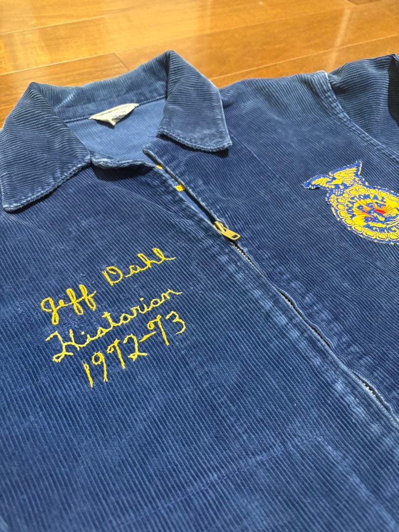 50s~ FFAジャケット　三角タグ　ヴィンテージ　棒TALONジップ