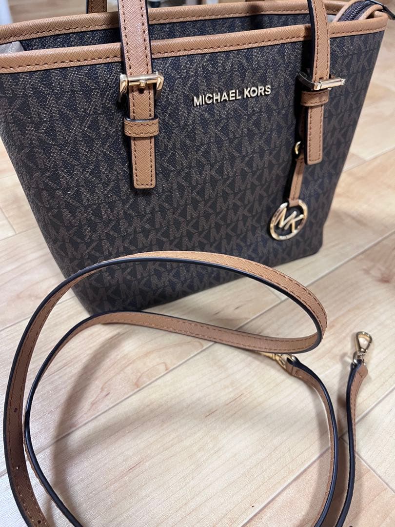 MICHAEL KORS ロゴ入りミニトートバッグ