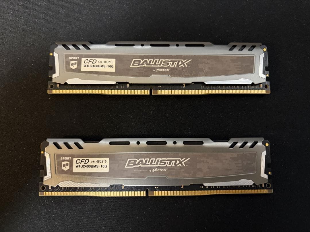 Crucial メモリー DDR4 2400MHz 32GB（16GB 2枚）