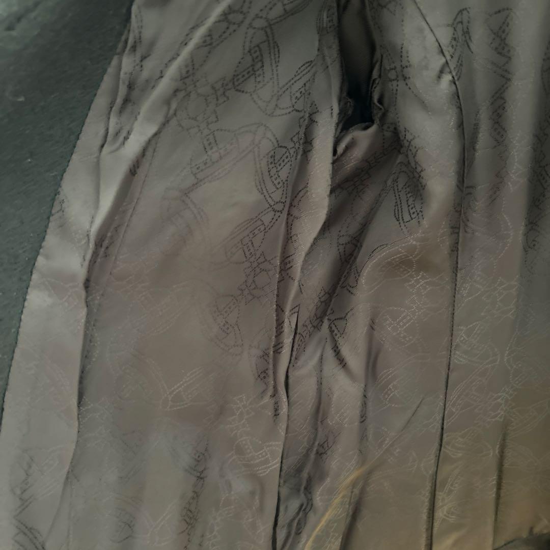 ウール コート 黒 ファー付き