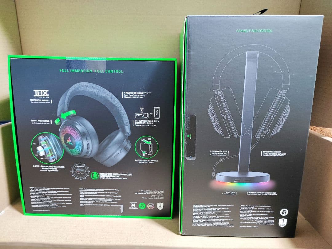 Razer Kraken v4Pro・BaseStation v2