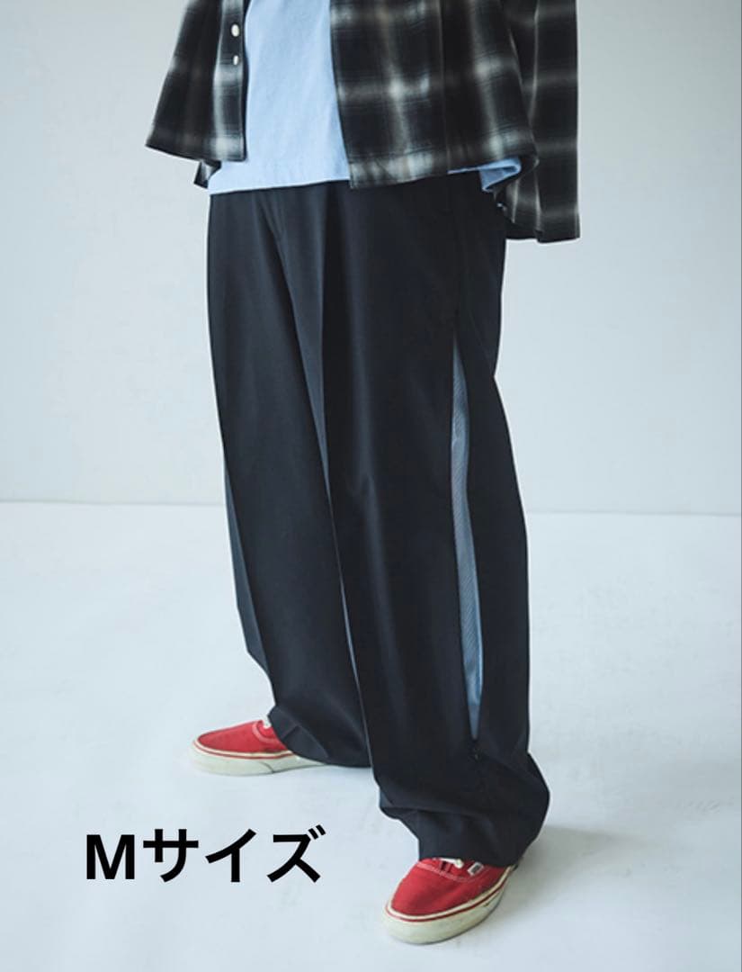 パンツ Ventilation Wide Slacks BLACK