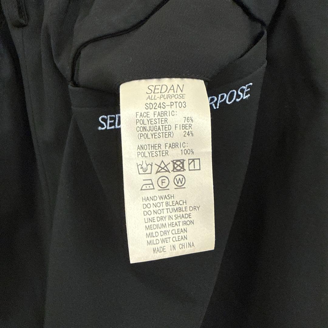 パンツ Ventilation Wide Slacks BLACK