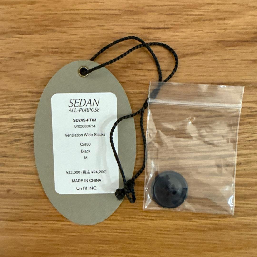 パンツ Ventilation Wide Slacks BLACK