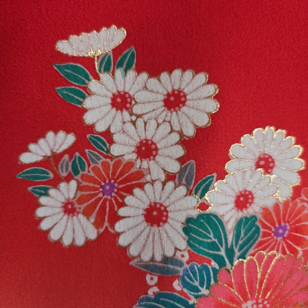 No51　正絹　女の子お祝い着物　産着　長襦袢付き　七五三