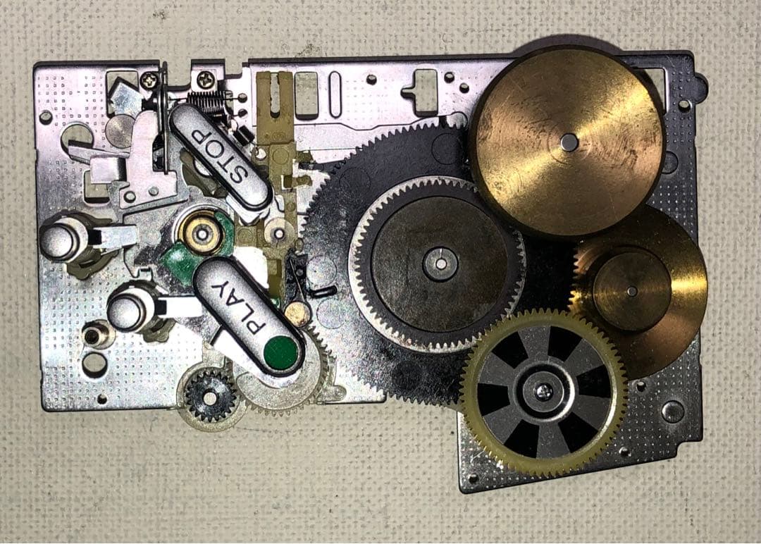 見返り美人！SONY WM-II(WM-2)カセットウォークマン可動品レッドB