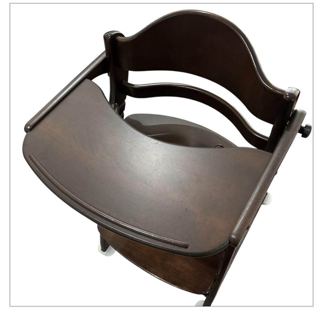 美品✨大和屋　すくすくチェア　ES テーブル＆ガード付　ハイチェア