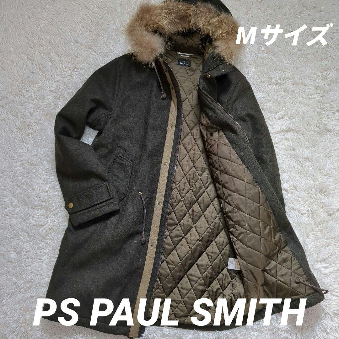 ポールスミス paul smith カシミア モッズコート M モスグリーン