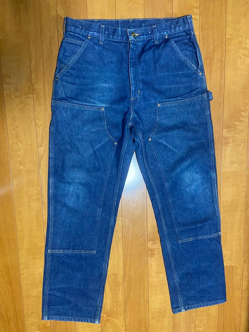 断*K様 carhartt カーハート　ダブルニー　濃紺　デニム　ペインターパン