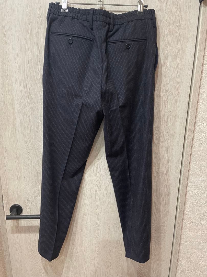 LARDINI ストライプ セットアップスーツ ネイビー サイズXS