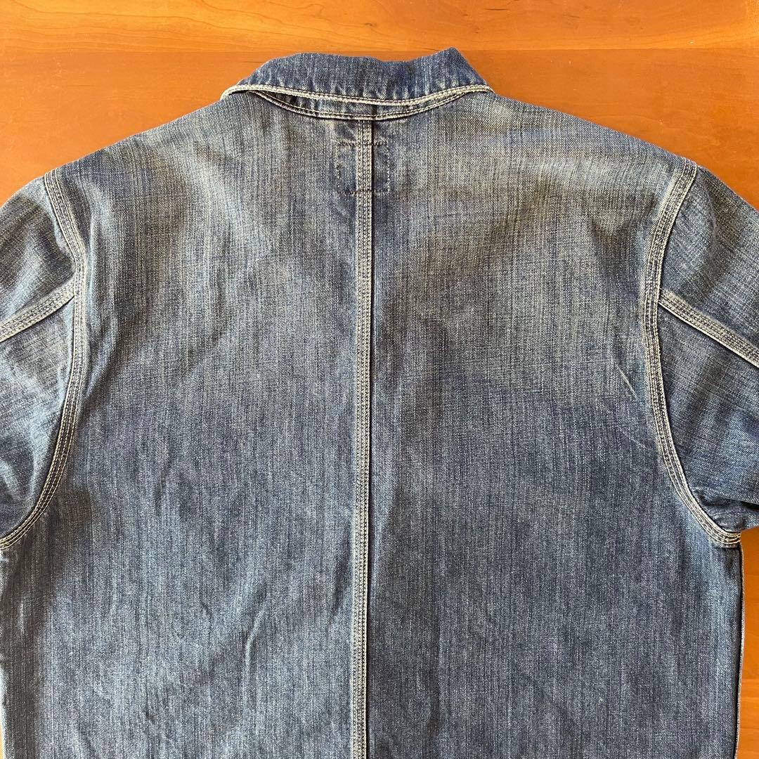 ★carhartt ミシガンコート　カバーオール デニム　L★ チョアコート