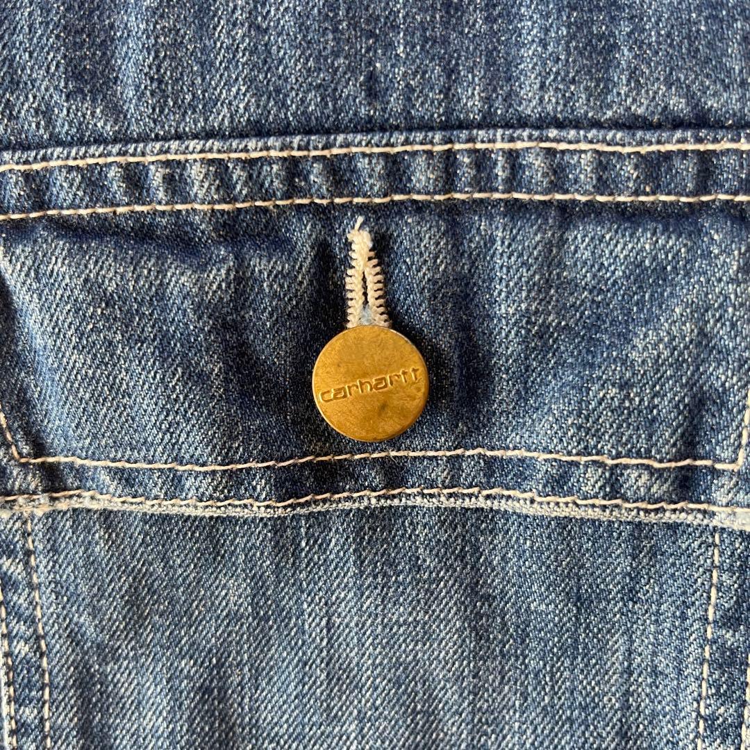 ★carhartt ミシガンコート　カバーオール デニム　L★ チョアコート