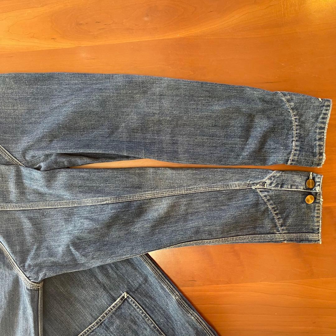 ★carhartt ミシガンコート　カバーオール デニム　L★ チョアコート