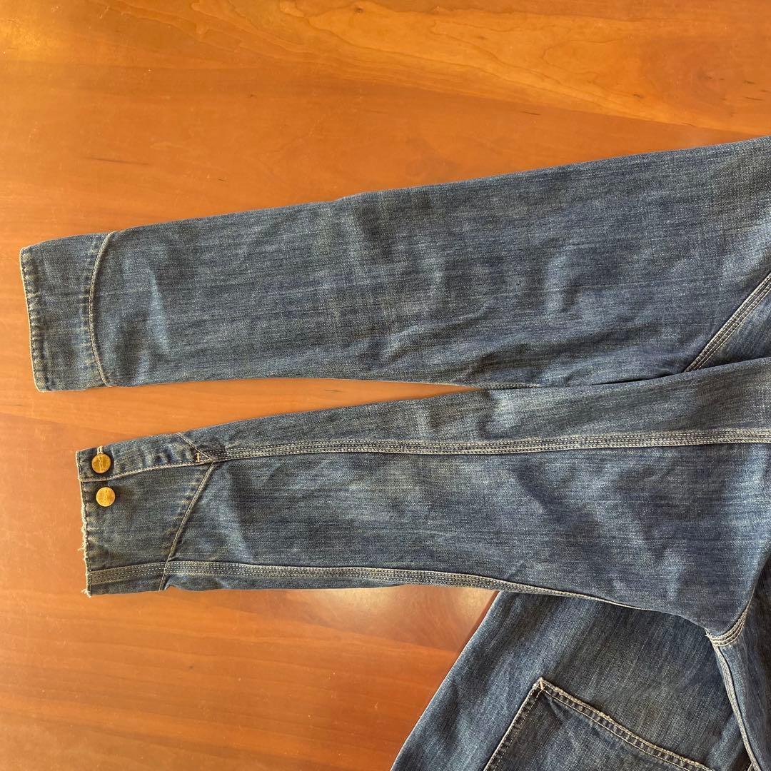 ★carhartt ミシガンコート　カバーオール デニム　L★ チョアコート