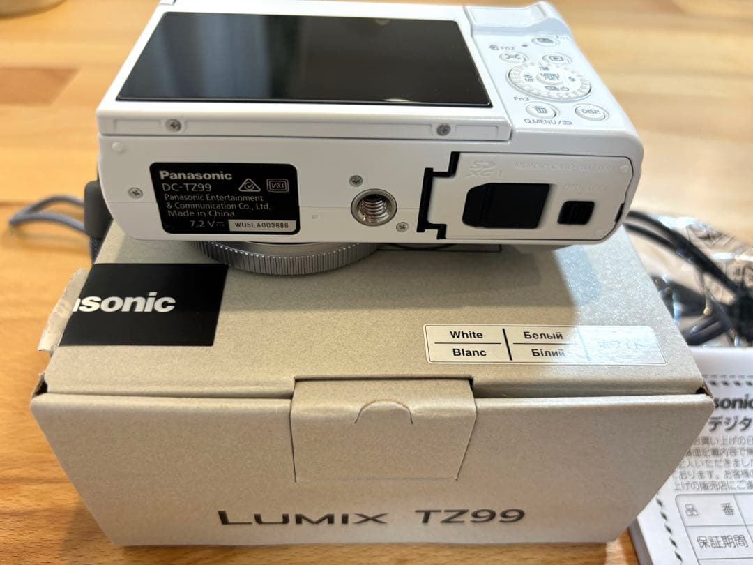 超美品即日発送LUMIX DC-TZ99 デジタルカメラ(5年自然+物損保証付)